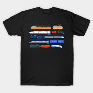 The Kids' Picture Show Railway Vehicles T-Shirt